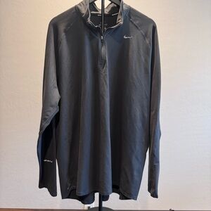 Nike Men's Charcoal Gray Lightweight‎ Running Jacket, Size XXL